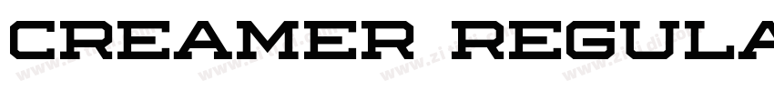 Creamer Regular字体转换